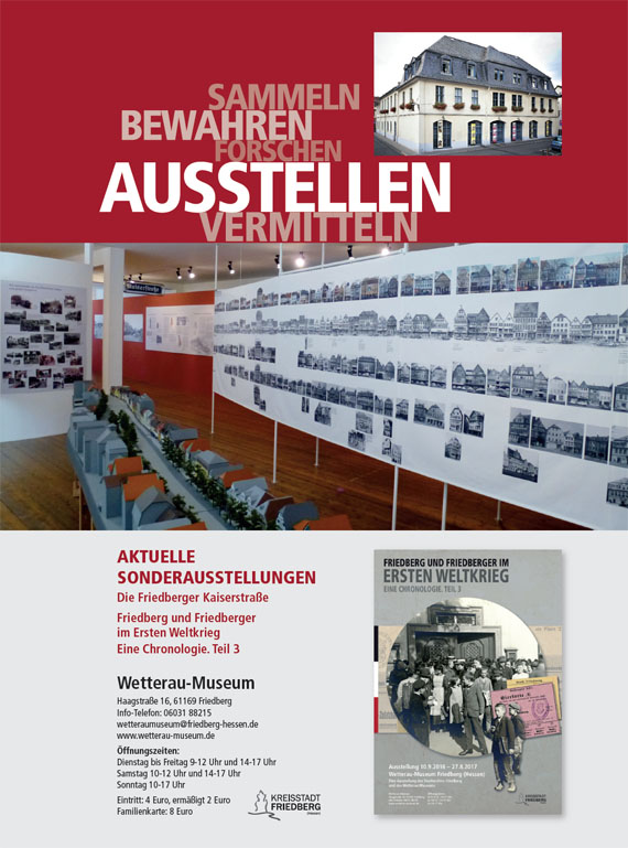 Anzeige Wetterau-Museum Januar 2017